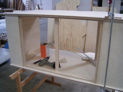 the support for the backboard