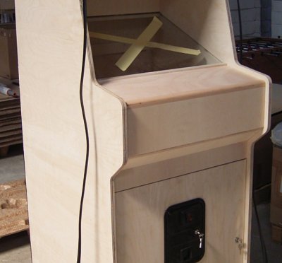 cabinet with control panel
