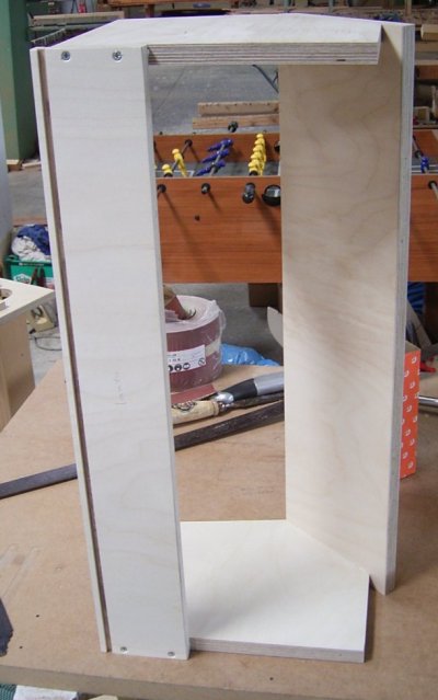 support for the control panel