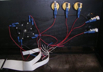 Q*bert control panel wiring