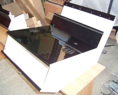 The first coat of paint