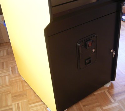 Coin door