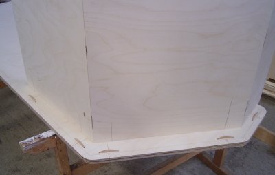mounting the top